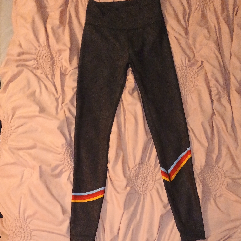 Cyclebar Women's Small Gray Athletic Leggings